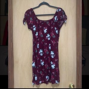 Off The Shoulder Floral Dress